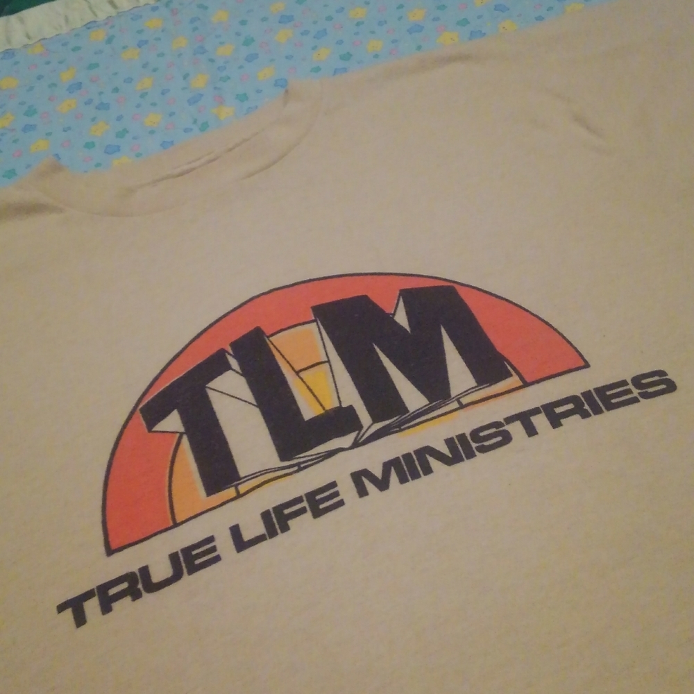 🕯️TLM 💎 Christian Vintage ✨ Rare 80s Shirt Large ⭐ True Life Ministries 🌎 USA